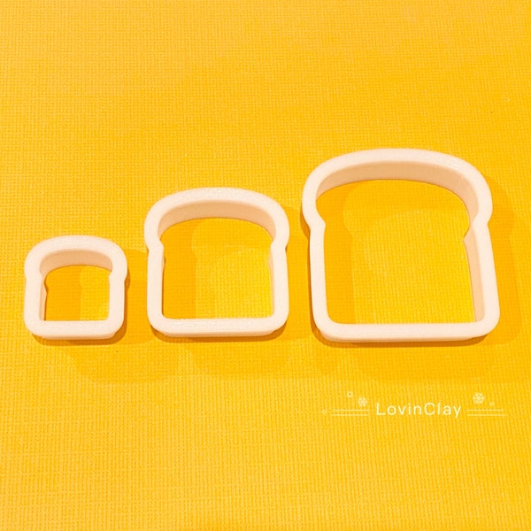 Toast Bread Polymer Clay Cutter