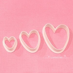 Heart Shape Polymer Clay Cutter (Style 2)
