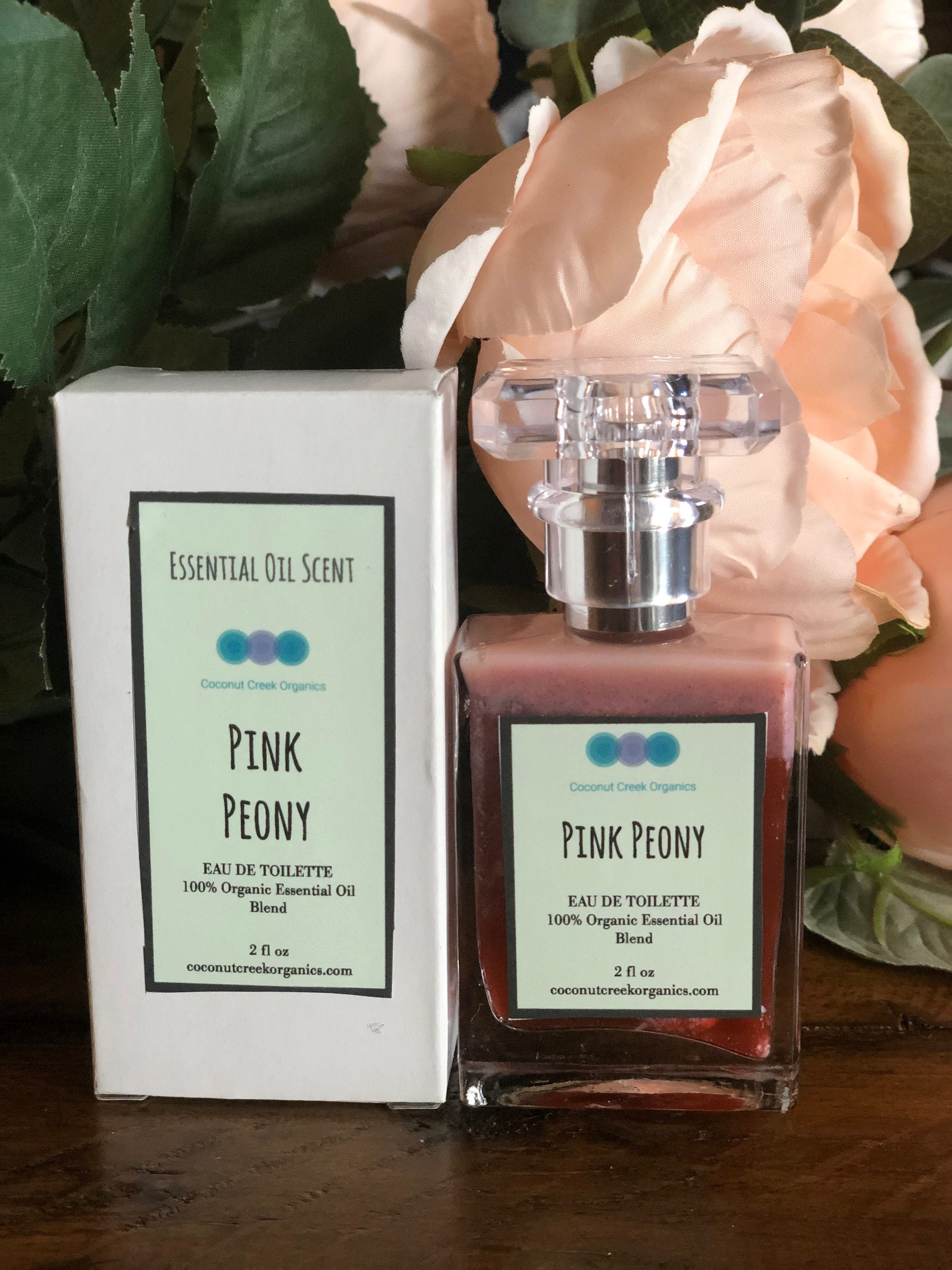 Pink Peony Organic Essential Oil Perfume 