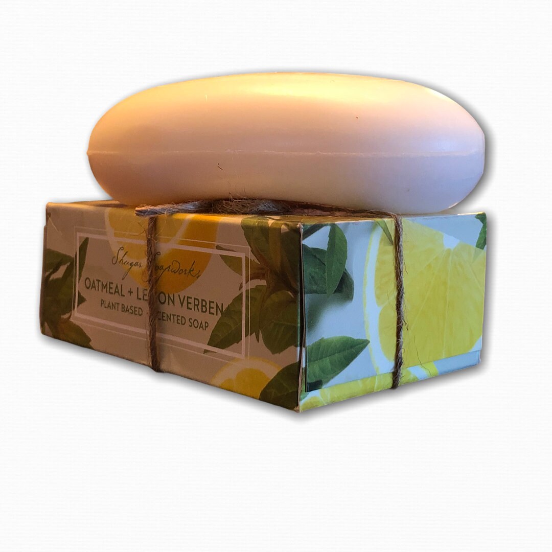 oatmeal and lemon verbena soap