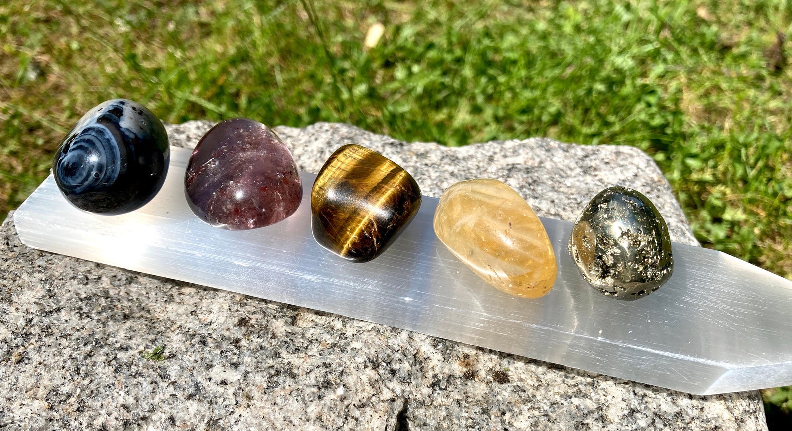 GOOD LUCK Crystals Healing Crystals Set Good Luck Gemstone Etsy