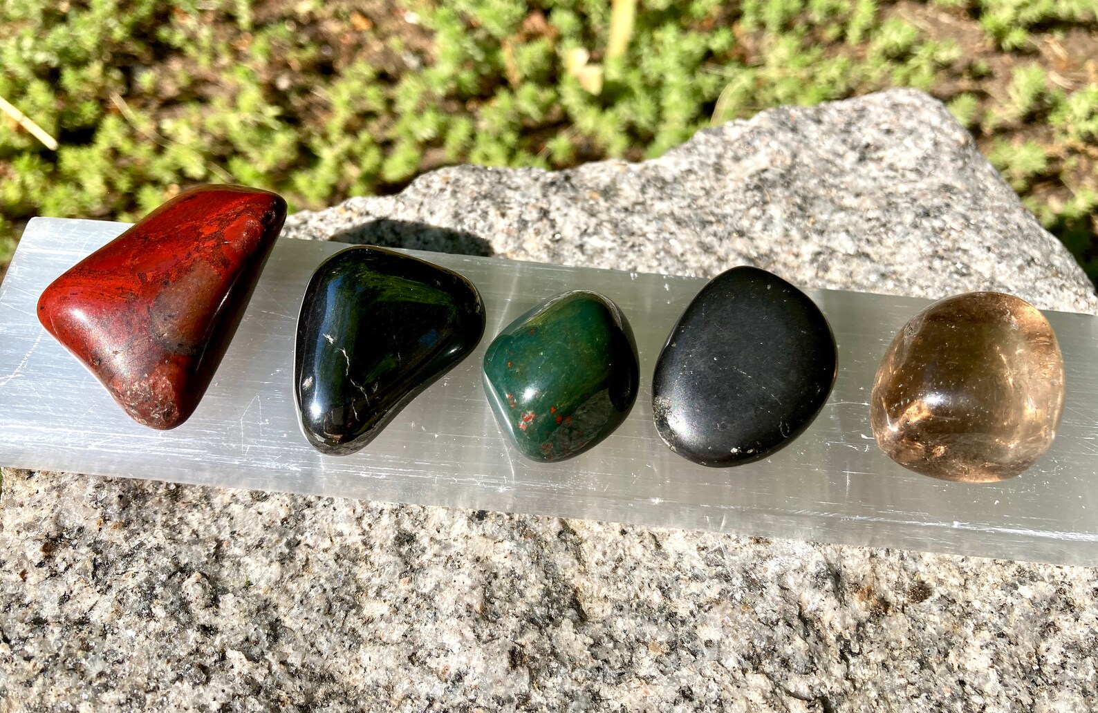 GROUNDING Crystals Healing Crystal Set Grounding Stones Etsy