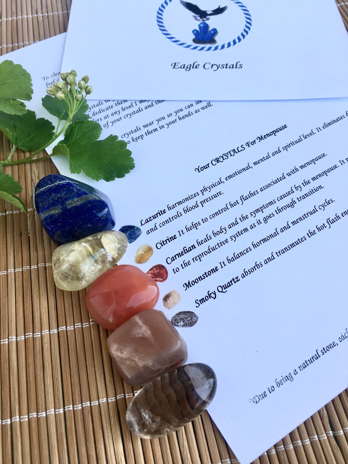 MENOPAUSE Crystals/Crystals For Menopause/Menopause Etsy