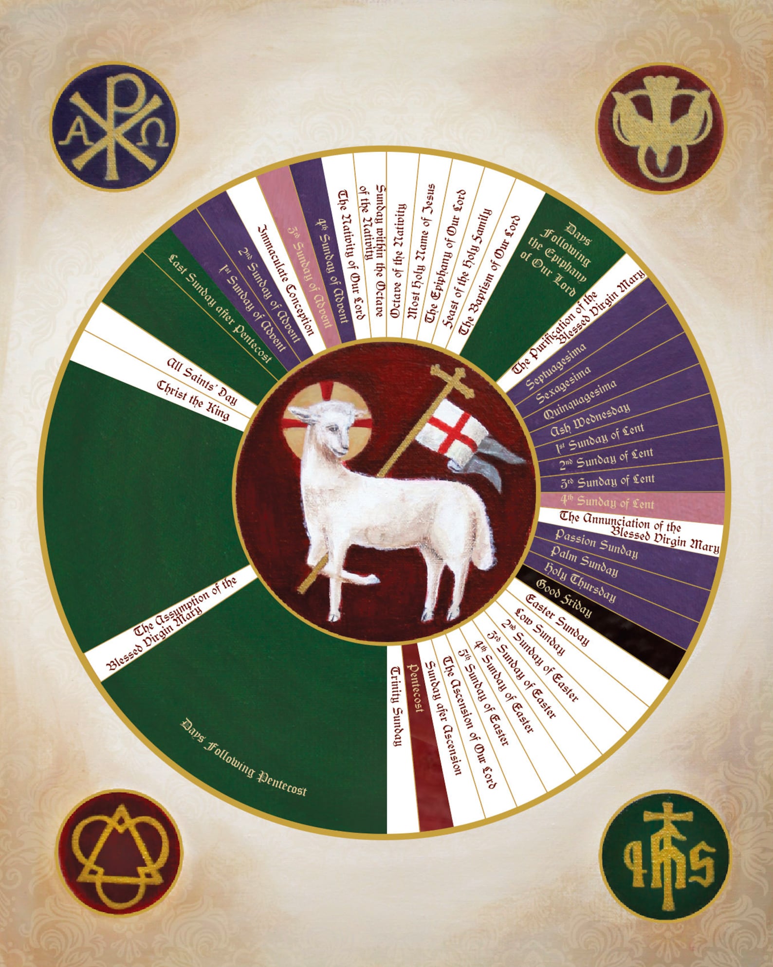 Catholic Liturgical Calendar Etsy