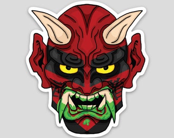 Muta Oni Sticker - 3" Die Cut - Pro Wrestling