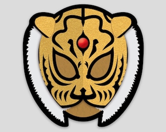Tiger Mask Sticker - 3" Die Cut Japan Wrestling