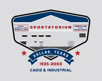 Sportatorium - Memorial - T-Shirt - Hoodie - Pro Wrestling