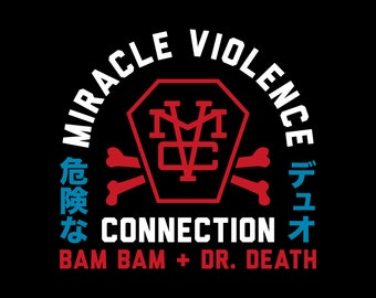Miracle Violence Connection Monogram - T-Shirt - Hoodie - Steve Williams - Terry Gordy - New Release