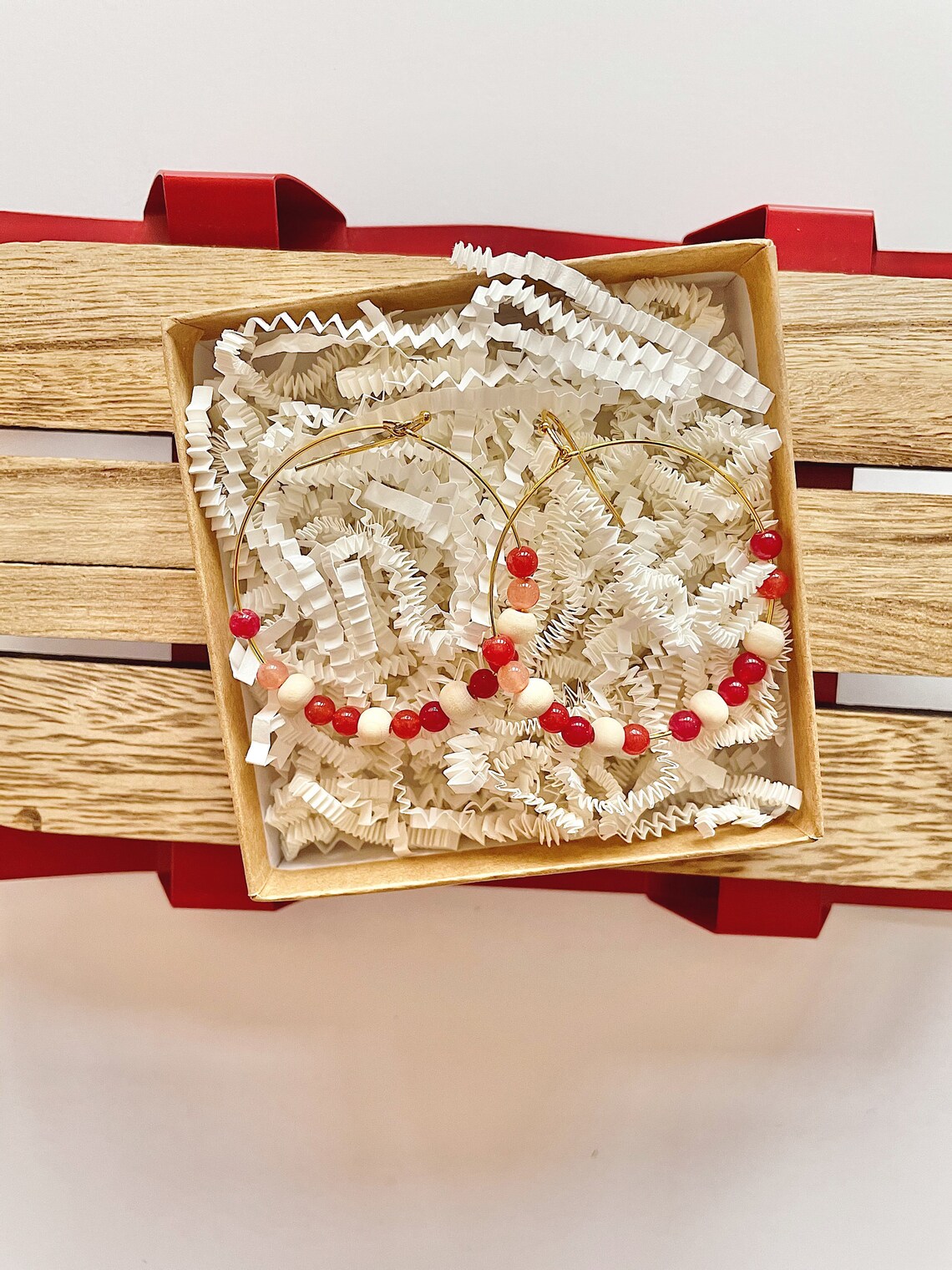 HOLIDAY WRAPPING Gifting Hoop Earrings Statement Etsy