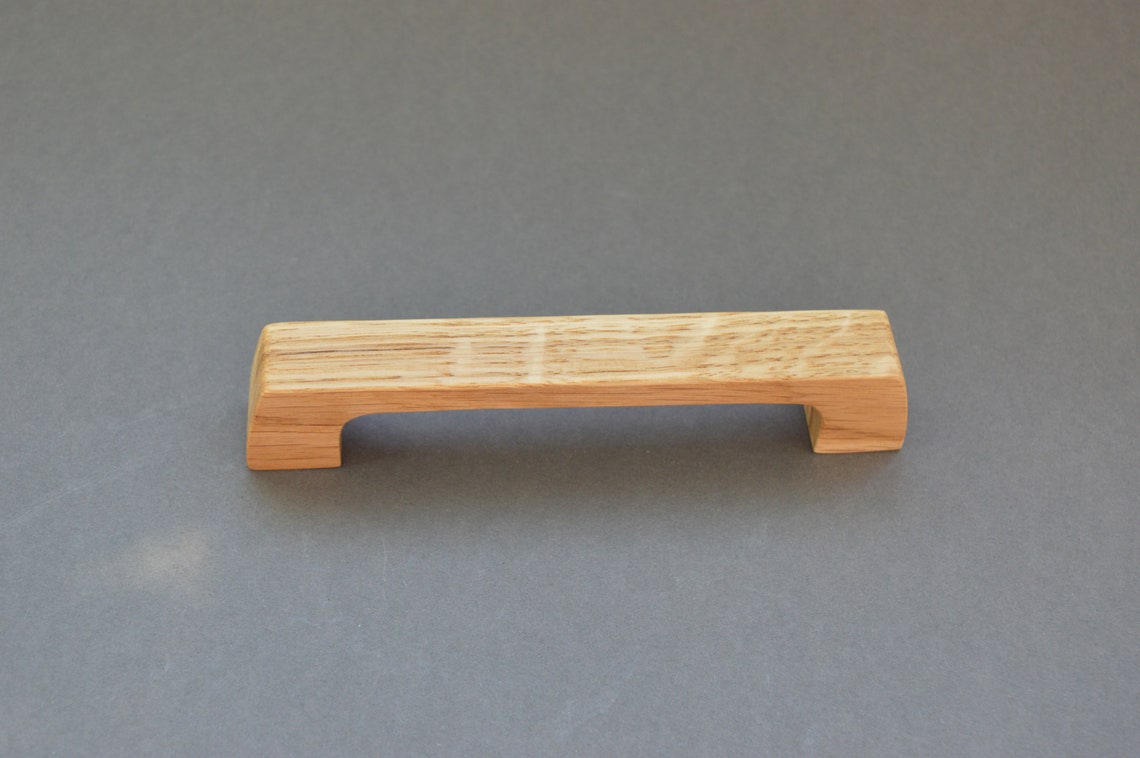 Oak drawer pulls dresser handle pulls solid wood Etsy