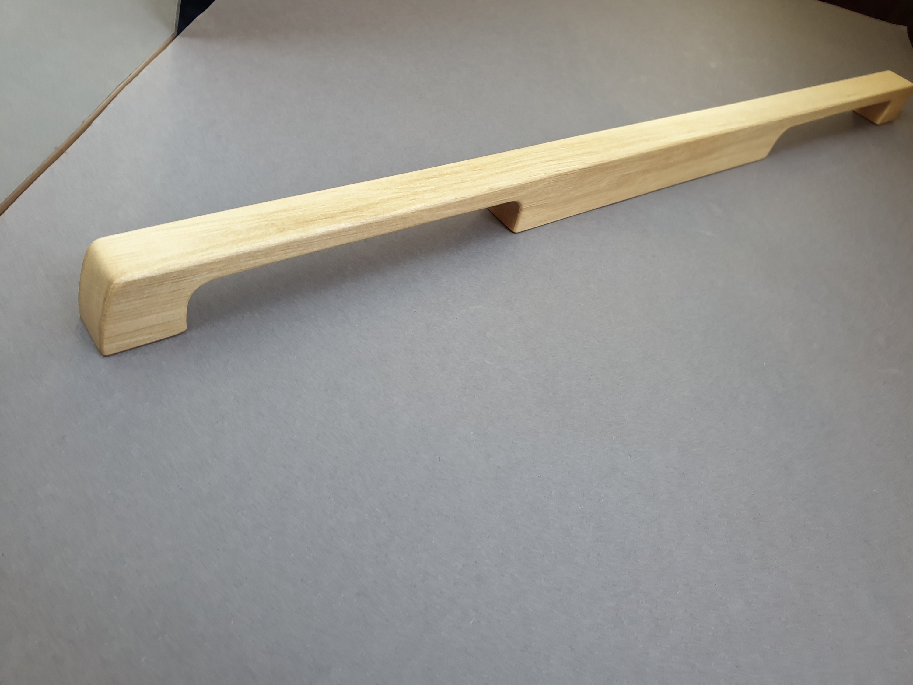 20 inch wooden drawer handle with double grip Etsy