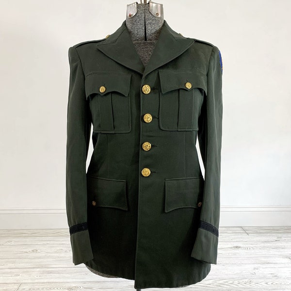 Army Green Coat Etsy