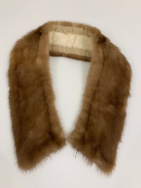 Vintage Mid-Century Mink Collar