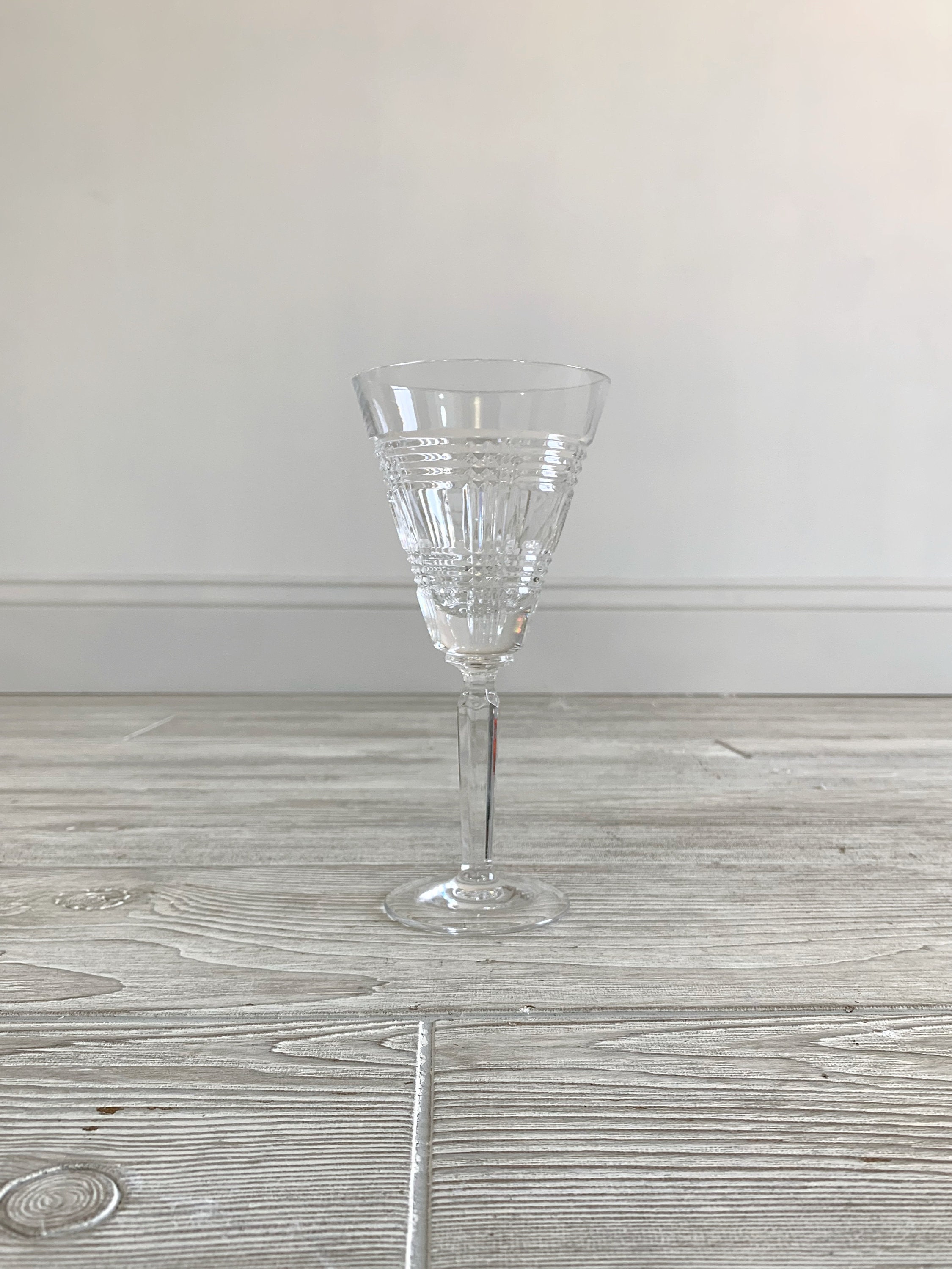 Vintage Ralph Lauren Glen Plaid Classic Crystal Red Wine Glass - Etsy