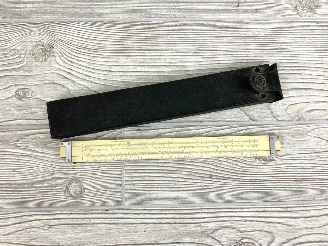 Vintage Eugene Dietzen Draftsman Ruler Vintage Maniphase Ruler 50s ...