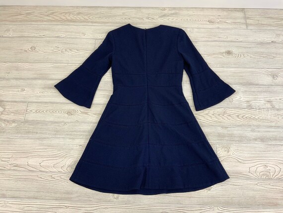 Vintage Trina Turk Navy Blue Dress; Vintage Trina… - image 3