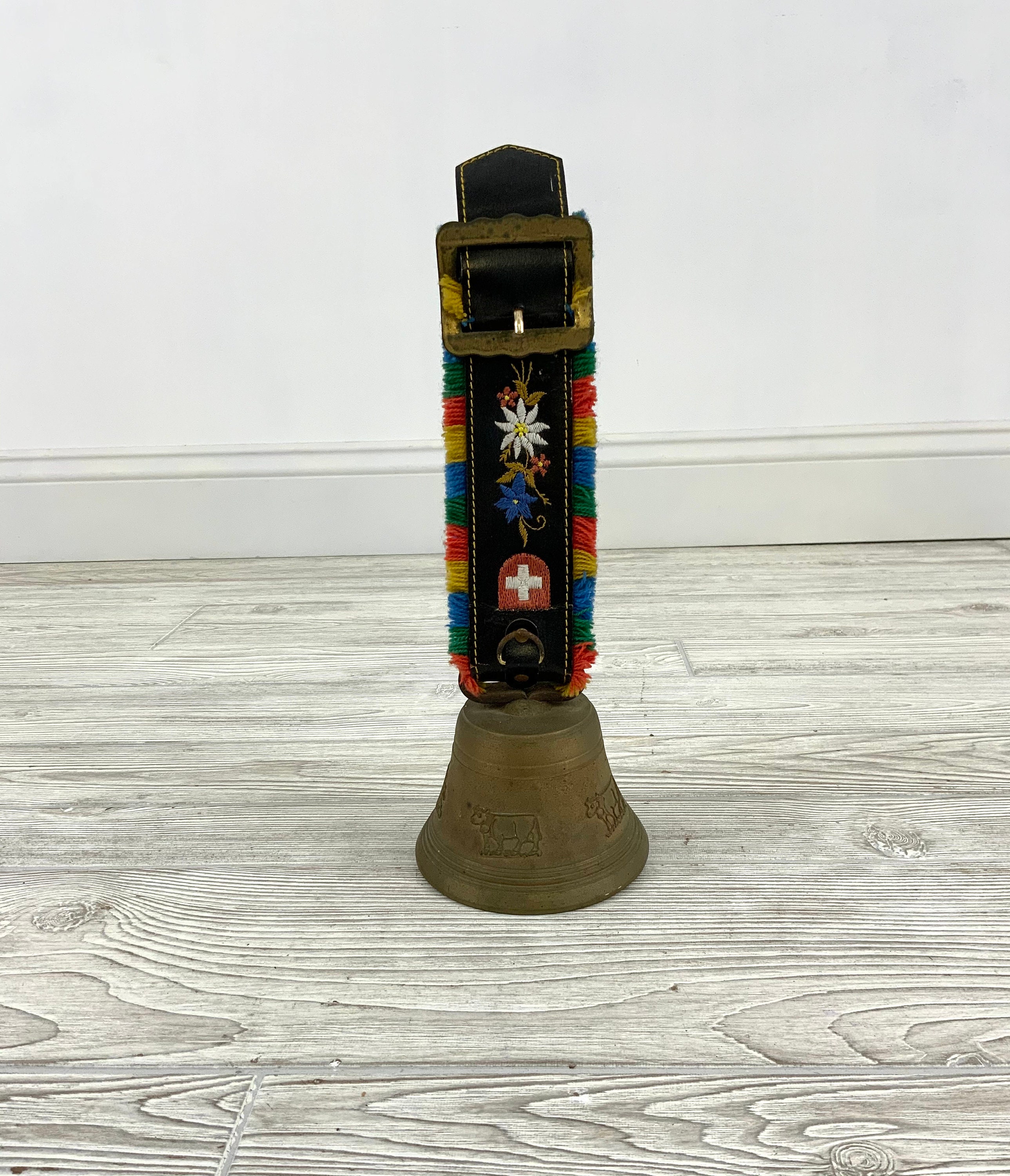 Vintage Swiss Cow Bell Vintage Souvenir Cow Bell Switzerland Etsy