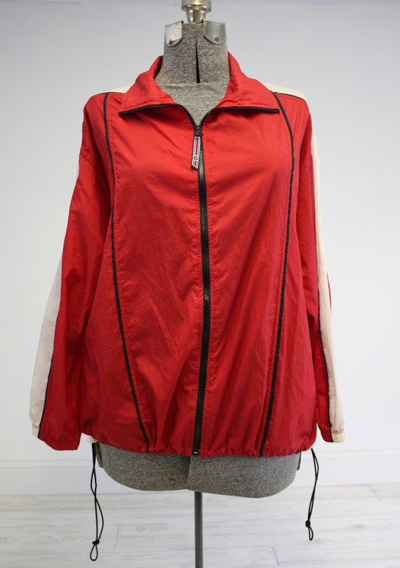 Women's 90's Vintage Windbreaker Kathy Ireland Ac… - image 1