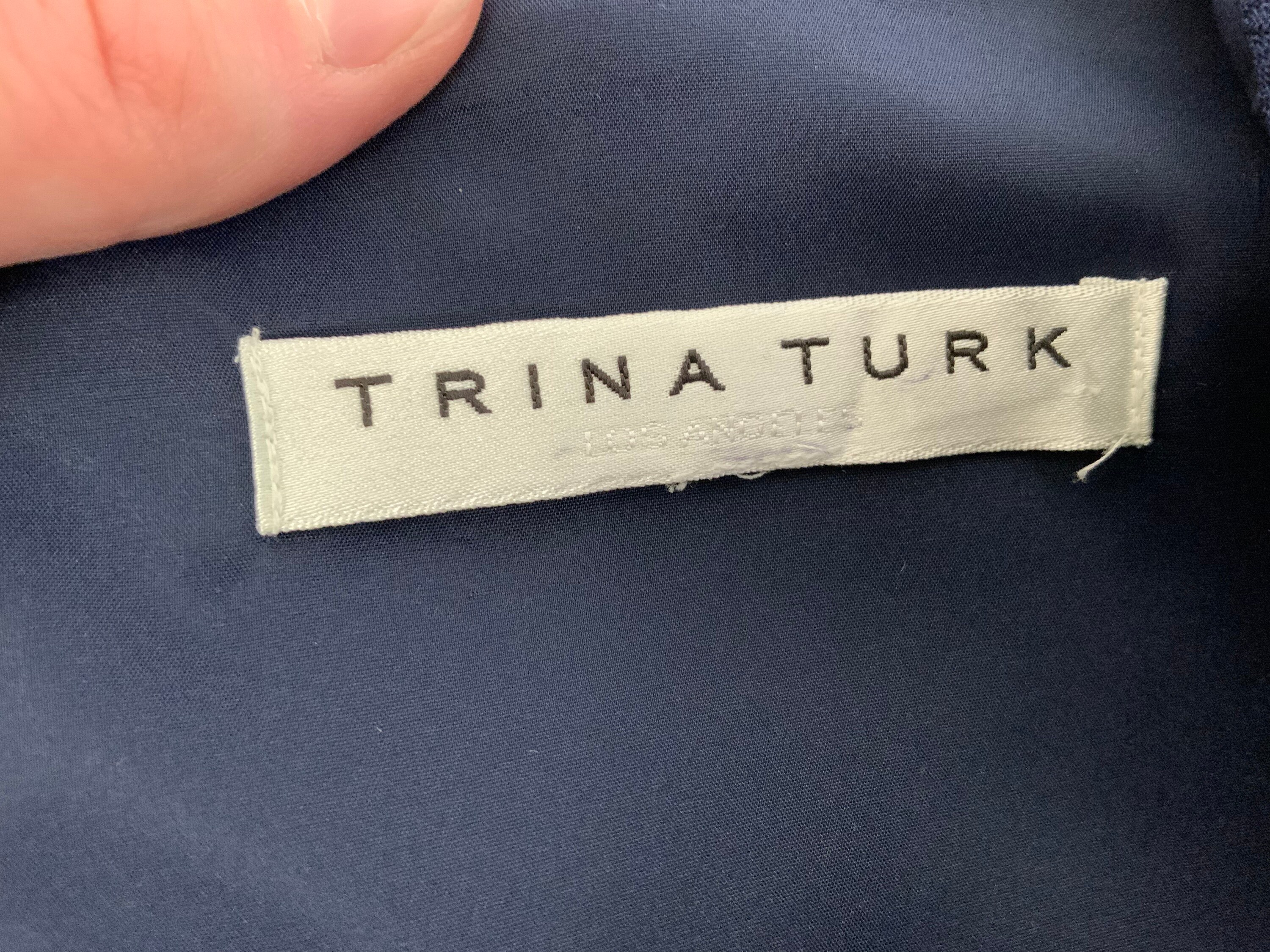 Vintage Trina Turk Navy Blue Dress Vintage Trina Turk | Etsy