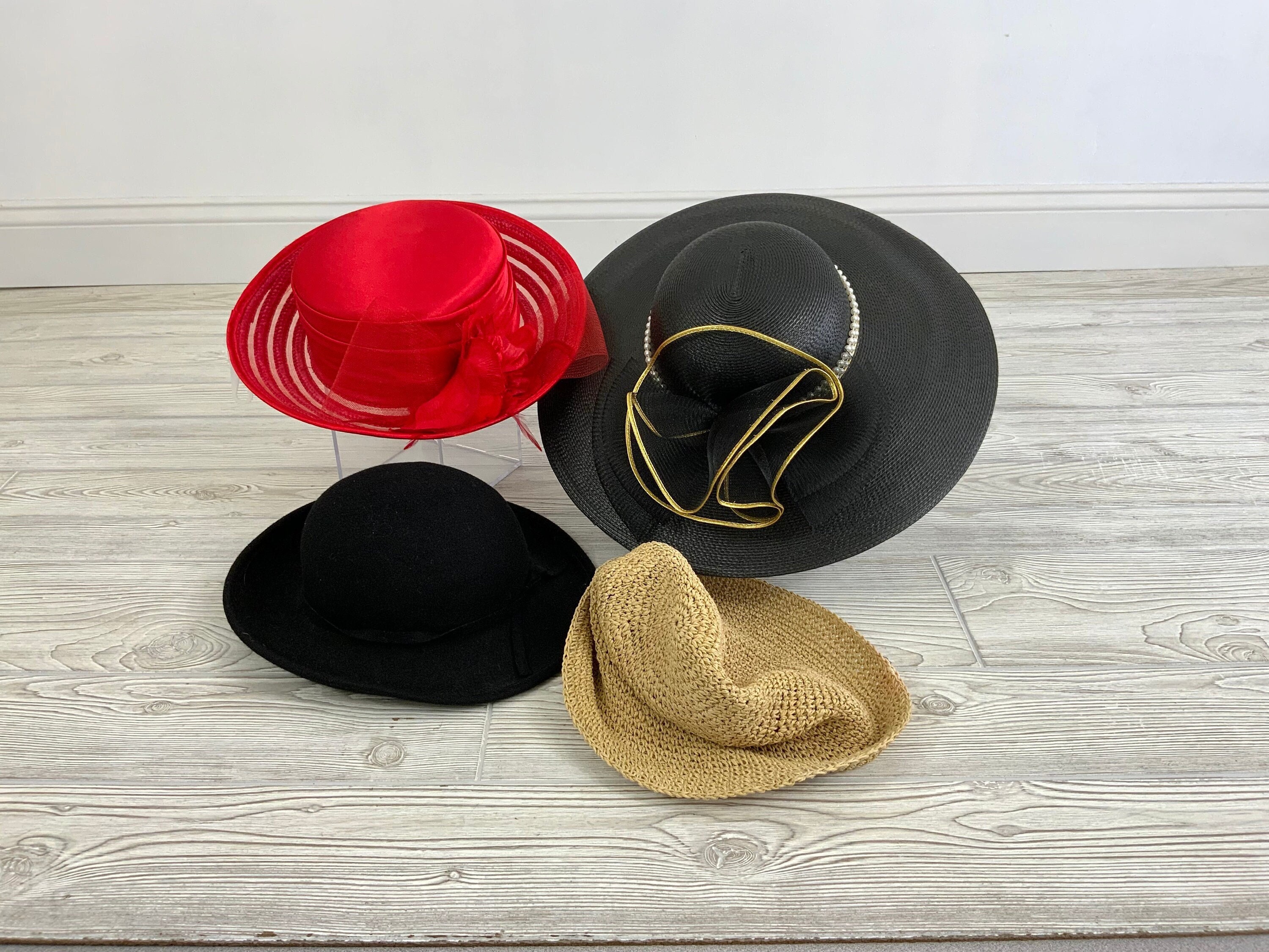 Vintage Hat Lot Vintage Womens Hat Lot 