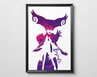 Bayonetta Inspired - Madama Butterfly Art Print Poster