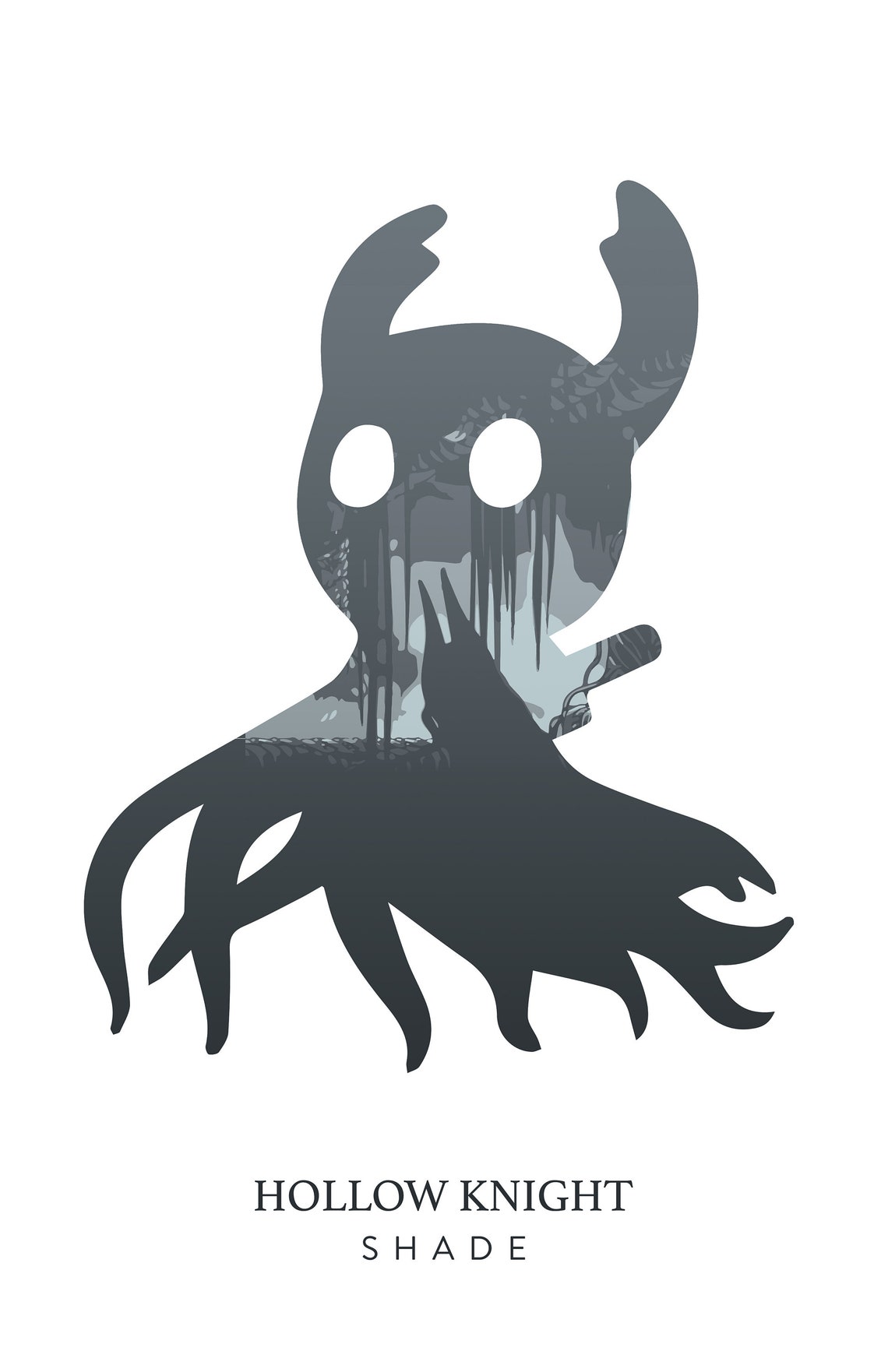 HOLLOW KNIGHT Inspired Shade Art Print Poster - Etsy