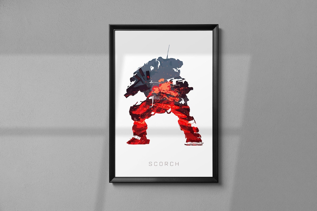 Titanfall 2 Scorch Prime Fan Art Wall Art Poster Game Poster 