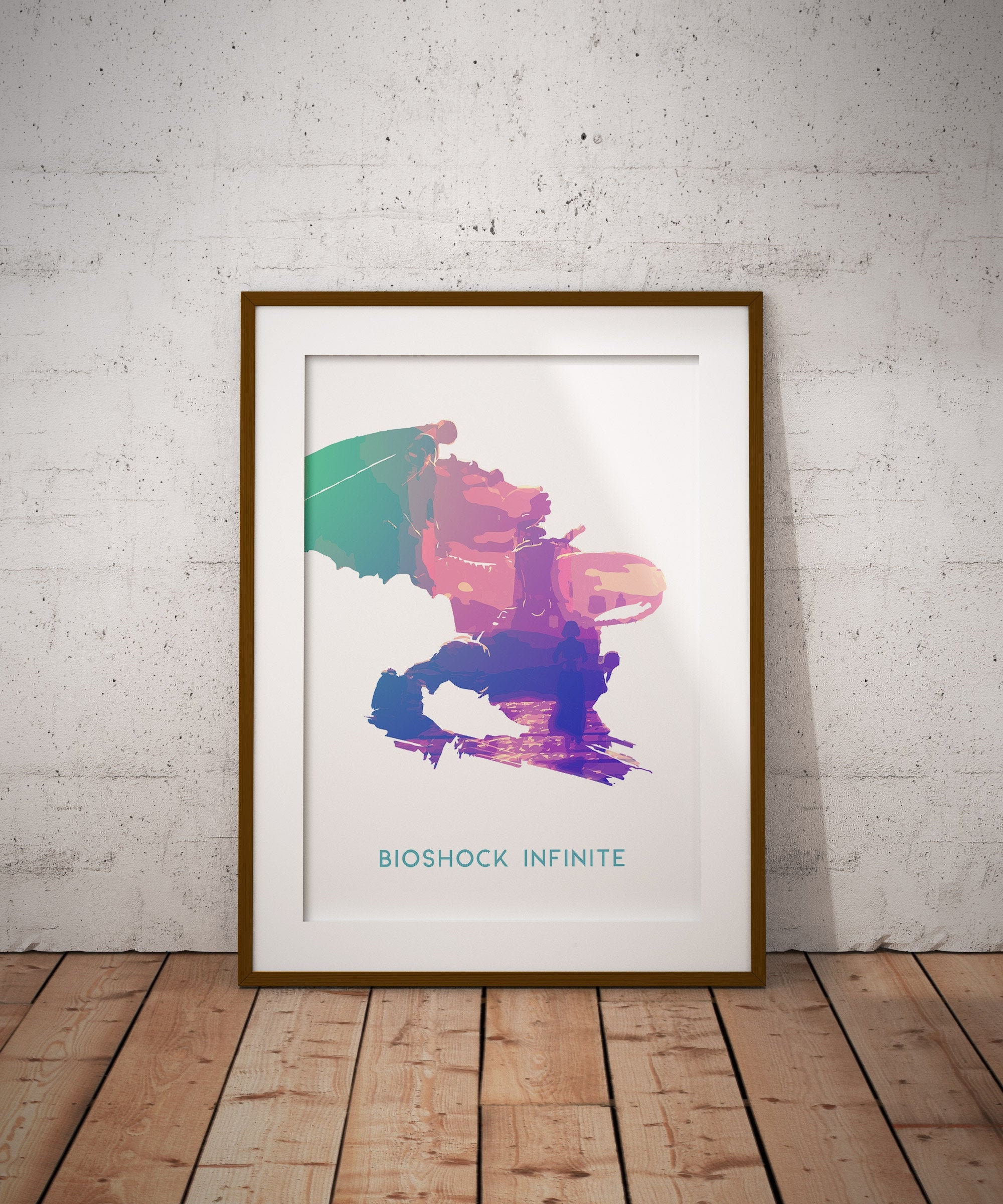 Bioshock Infinite Inspired Songbird Art Print Poster Etsy