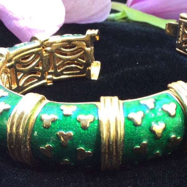 Judith Lieber bracelet Lieber vintage enamel bracelet