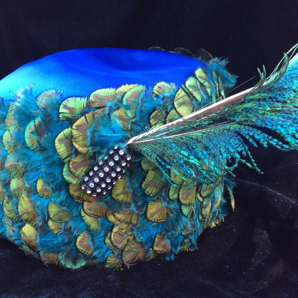 Vintage Feather Hat Etsy