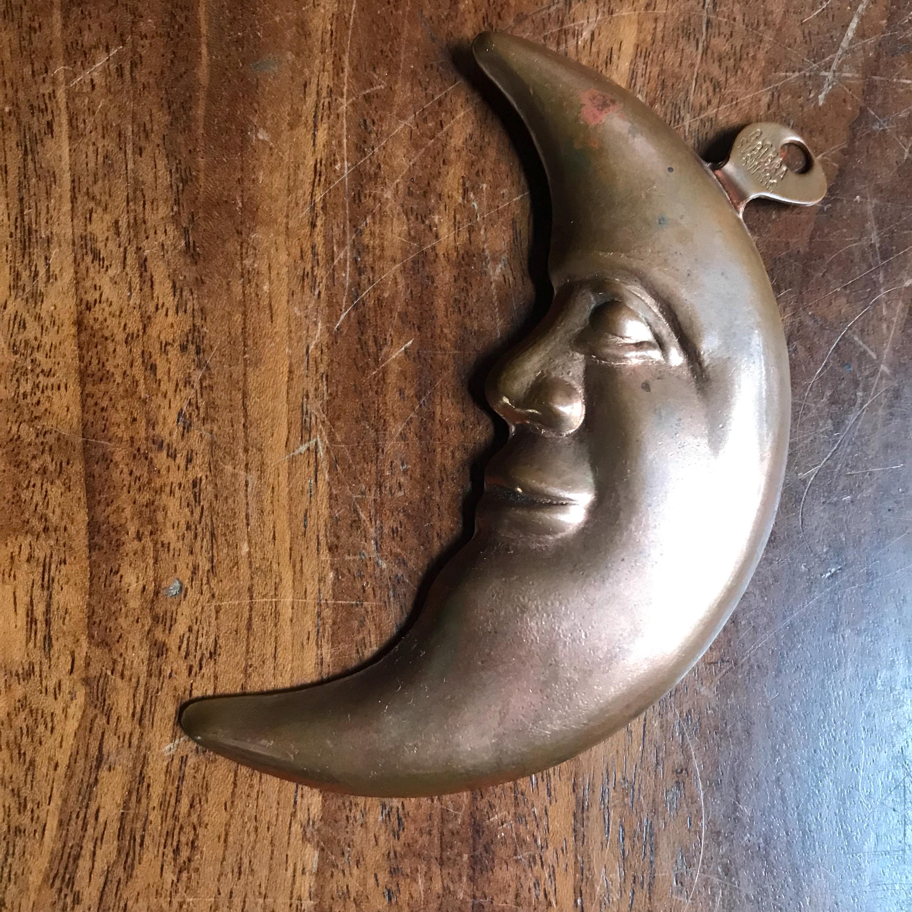 60's Bigra Swiss Copper Moon Ornament RARE - Etsy