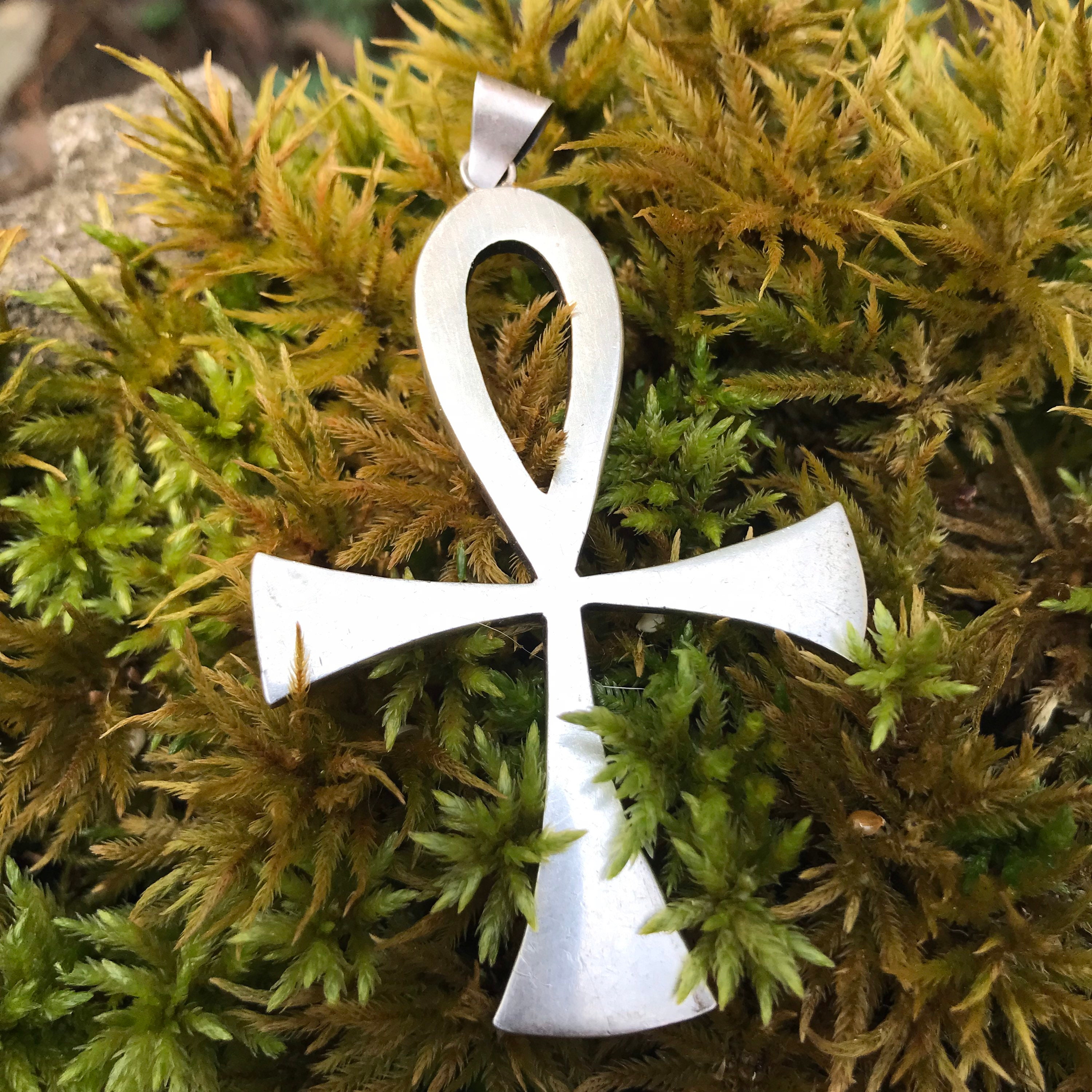 Ankh 3” Pendant Sixties Sterling Ankh Hippie Necklace - Etsy Israel
