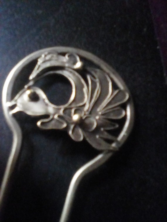 Hairpin,chicken,vintage hairpin,