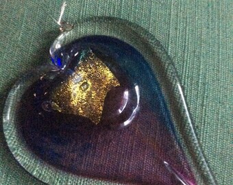 Luke Adams Glass Handgefertigte Glaskürbisse – Mundgeblasen, Lila & Bunt, Als Tischdekoration Oder Geschenk