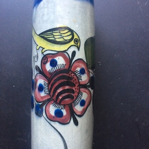 Tonala bird vase Mexican bird vase