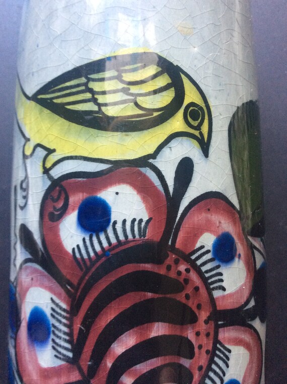 ヴィンテージのトナラ鳥花瓶、メキシコの民芸品 - Etsy 日本