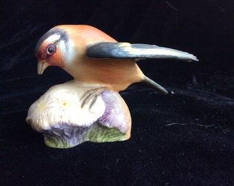 ロイヤルウースター ゴールドフィンチ 鳥 フィギュリン 置物 英国製 ロイヤルウースター ゴールドフィンチ 鳥 フィギュリン 置物