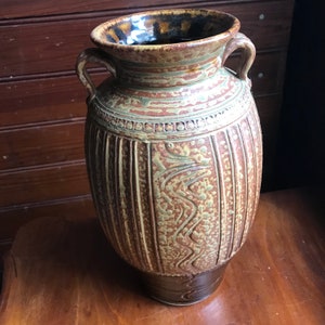 WHYNOT MCM signed vase,why not pottery,N.C.  USA