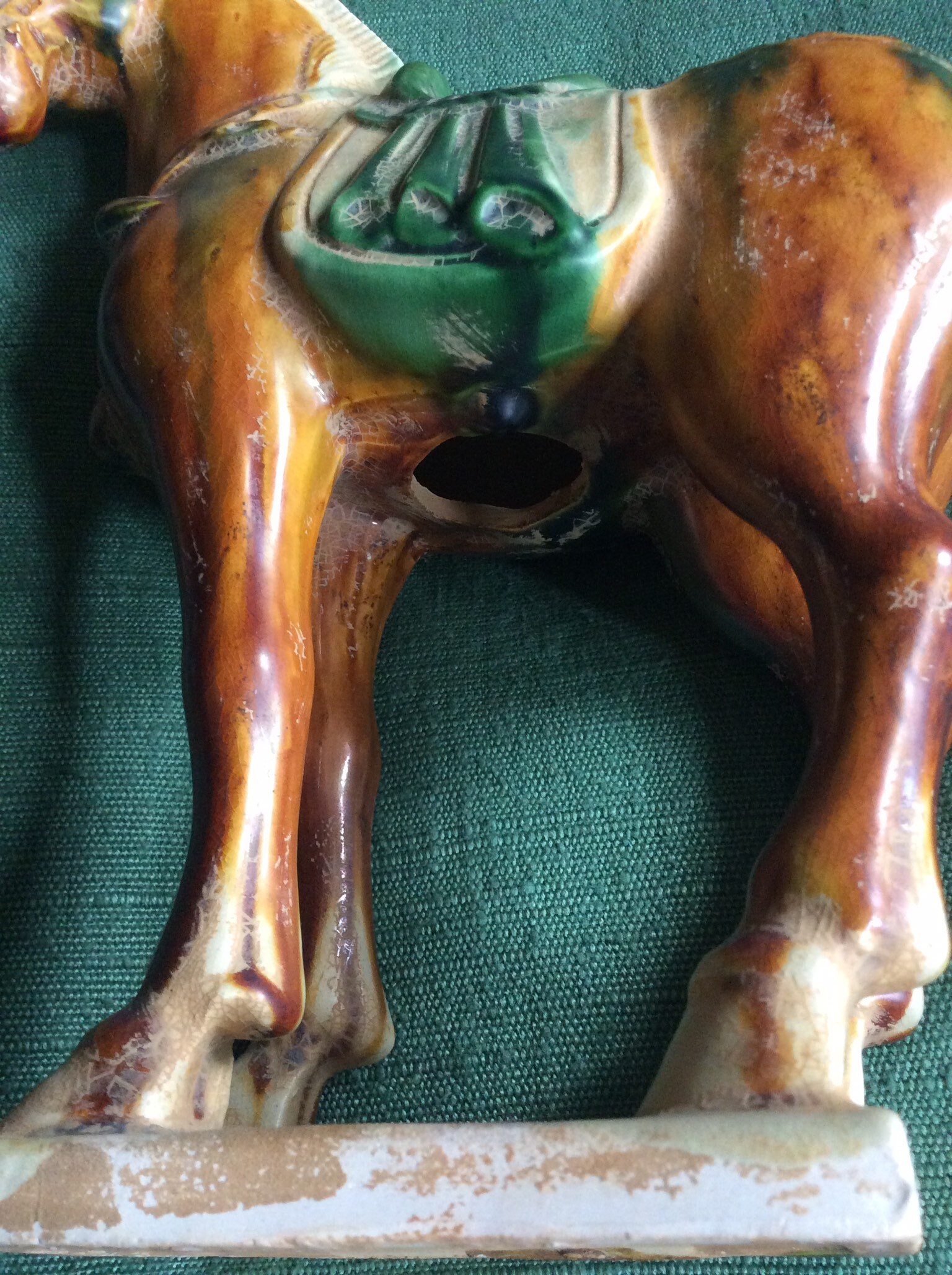 Chinese Tang War Horse Asian Horse Statue Drip Glaze Ceramic Etsy