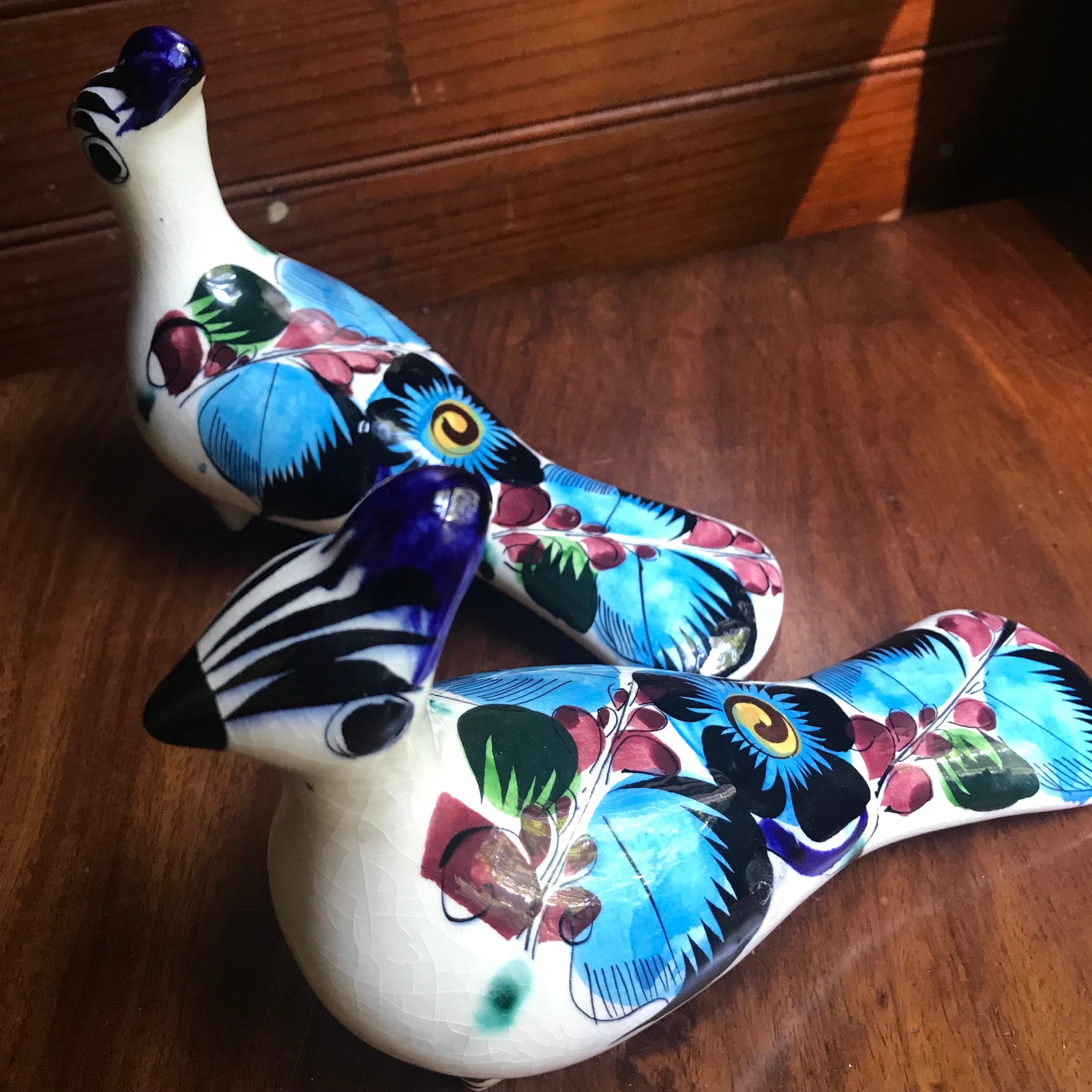Mexican Tonala Birds Ceramic Vintage Tonala Birds