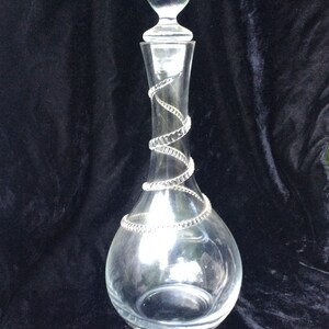 Glass decanter crystal wine decanter hand blown glass decanter