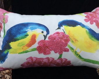 Bird pillow,Feather pillow,spring decor