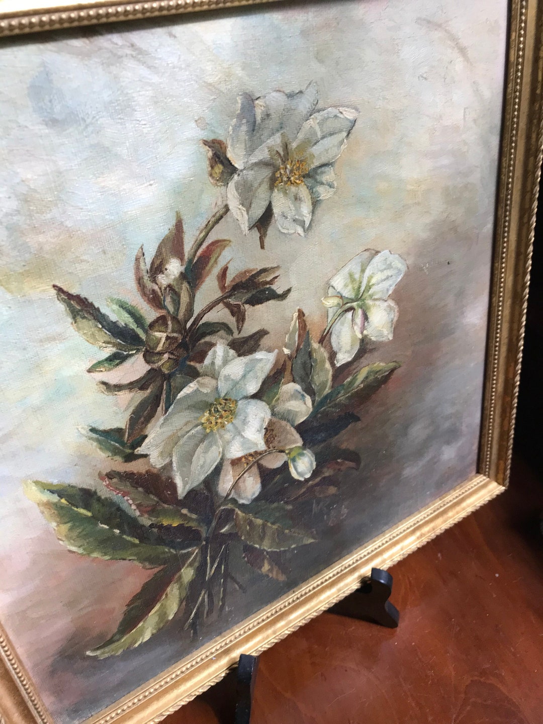 Magnolia Oil on Canvas Framed / Magnolia Painting - Etsy