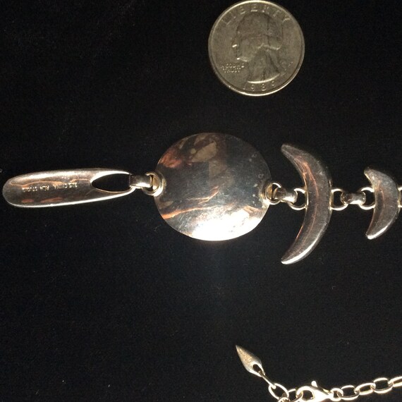 Vintage silver necklace,silver fish bone necklace
