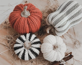 Crochet Pumpkin pattern 3 sizes, PDF digital download, Halloween crochet pattern,  Fall decor tutorial