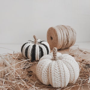 Crochet Pumpkin pattern 3 sizes, PDF digital download, Halloween crochet pattern, Fall decor tutorial image 5