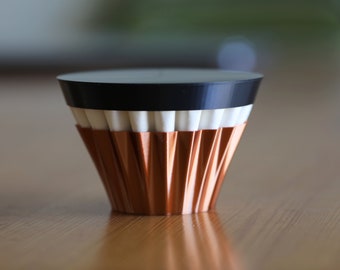 Limited Edition Kalita Wave Paper Filter Holder. Wall Thickness 100% Increased from original design. NOW 0.8 mm!