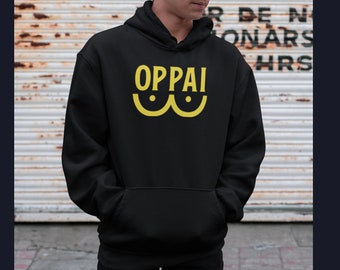 oppai hoodie yellow