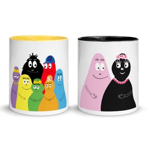 Barbapapa family |Disney Mugs| barbamama| barbapapaCustomizable| children&#39;s movies|Cartoon Family|Barbapapa gift|