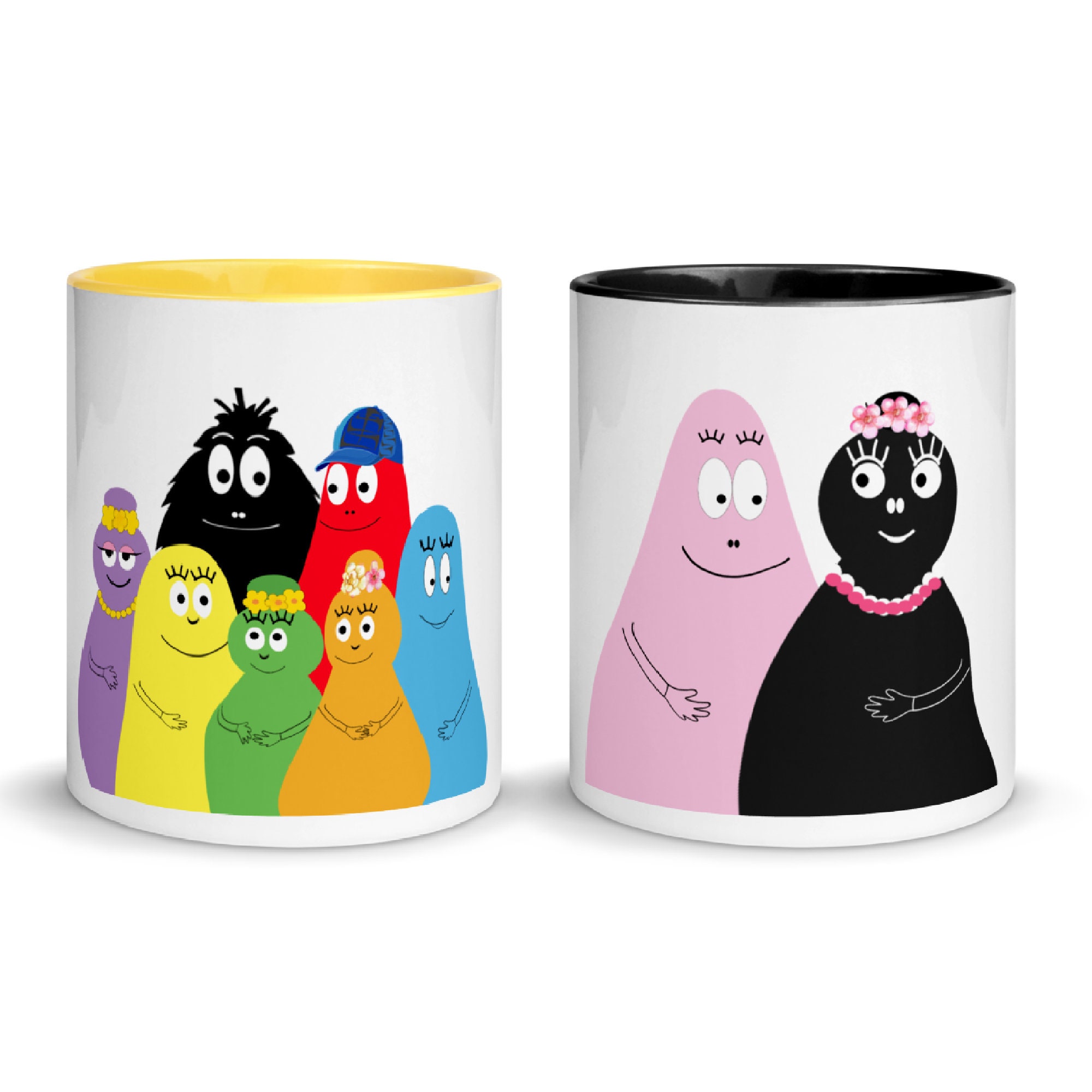 Barbapapa Family Mug | Cartoon Ceramic Coffee Cup, Customizable - Etsy